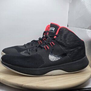 Men's Size 12 - Nike Air Precision 898452-001‎ Black Basketball Shoes